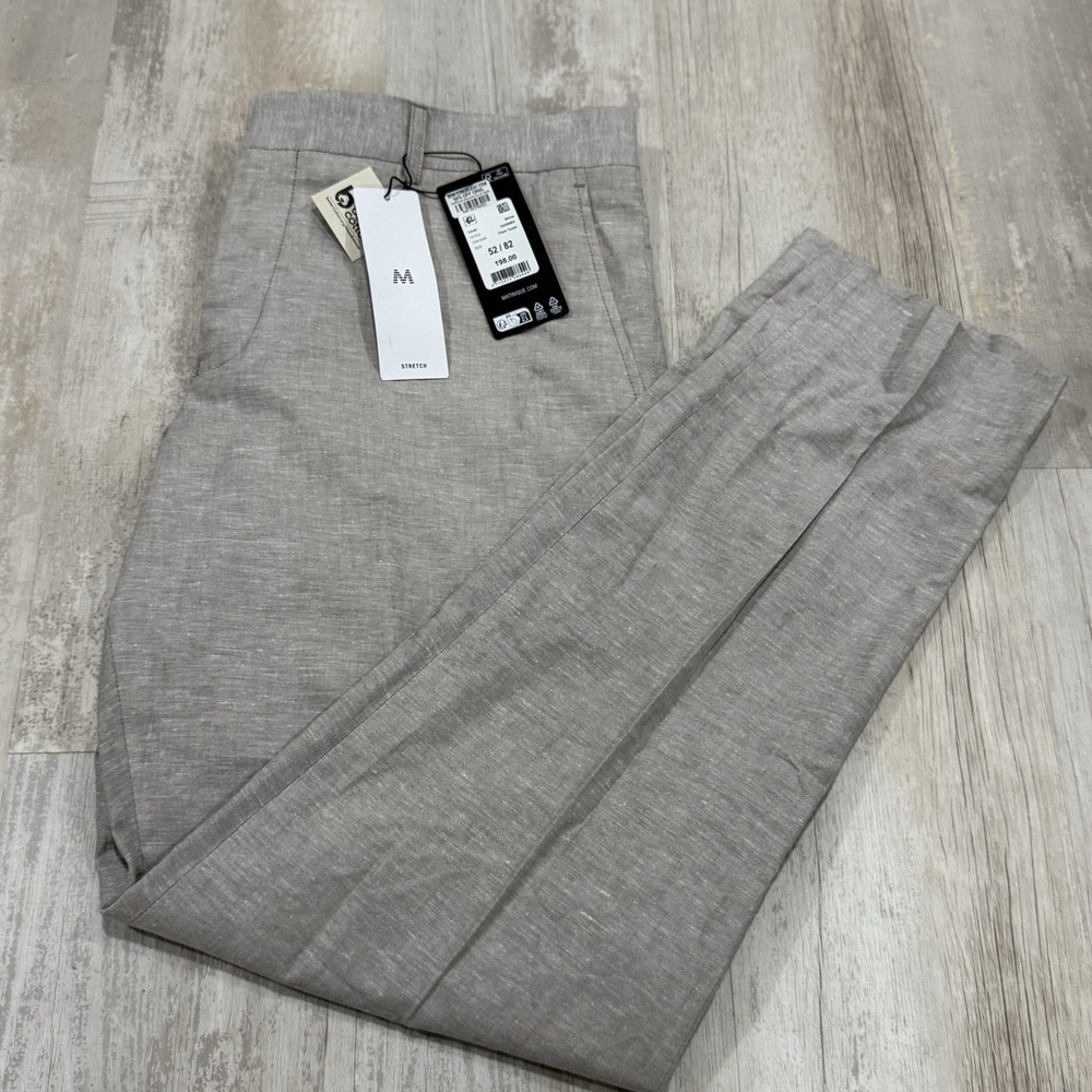 Matinique Men's Dress Pants 38x32 Plaza Taupe Stretch‎ Gray Workwear NWT $198